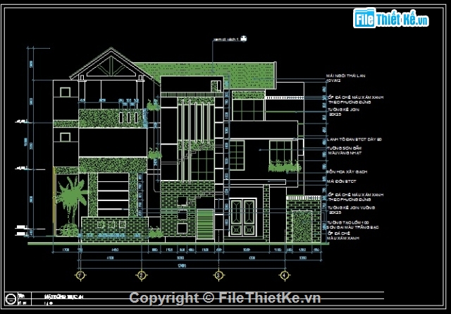 bản vẽ biệt thự hiện đại 3 tầng kích thước 8.1x16m,biệt thự hiện đại 3 tầng KT8.1x16 full kiến trúc,bản vẽ biệt thự hiện đại kích thước 8.1x16m,Biệt thự 3 tầng 8.1x16m